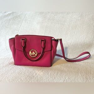 Michael Kors Pebble Leather Satchel